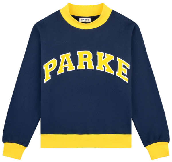Parke to School Two Tone Varsity Mockneck