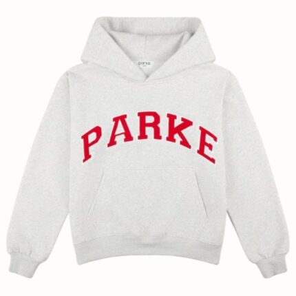Parke Red Logo Hoodie