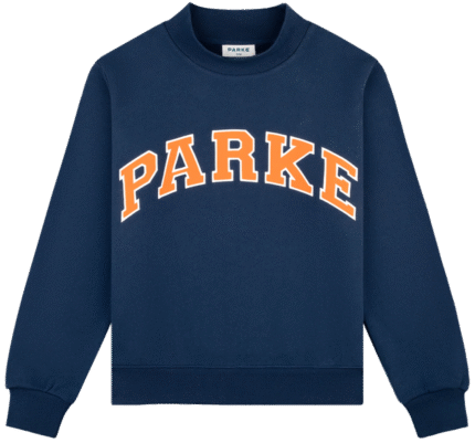 Parke Back to School Varsity Denim Sweatshirt