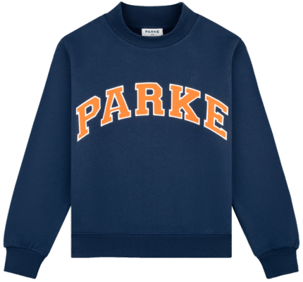 Parke Back to School Varsity Denim Sweatshirt