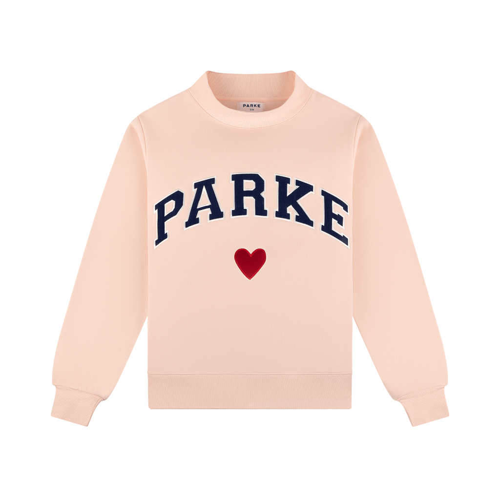 Heart Varsity Mockneck